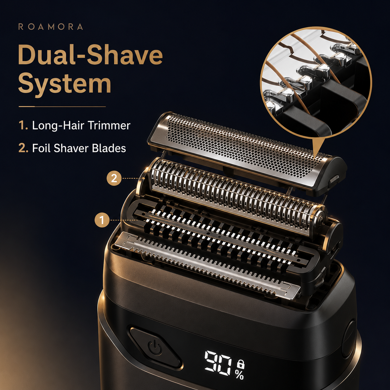 Roamora Portable 2-in-1 Shaver