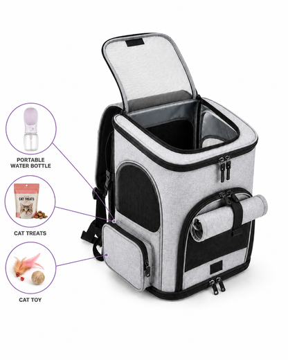 Expandable Cat Backpack + FREE Gift