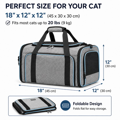 Expandable Cat Carrier + FREE Gift