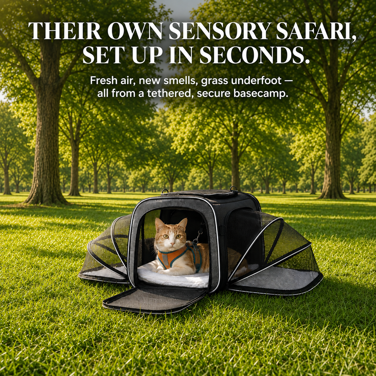 Expandable Cat Carrier + FREE Gift