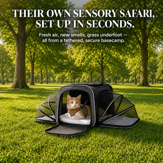 Expandable Cat Carrier + FREE Gift