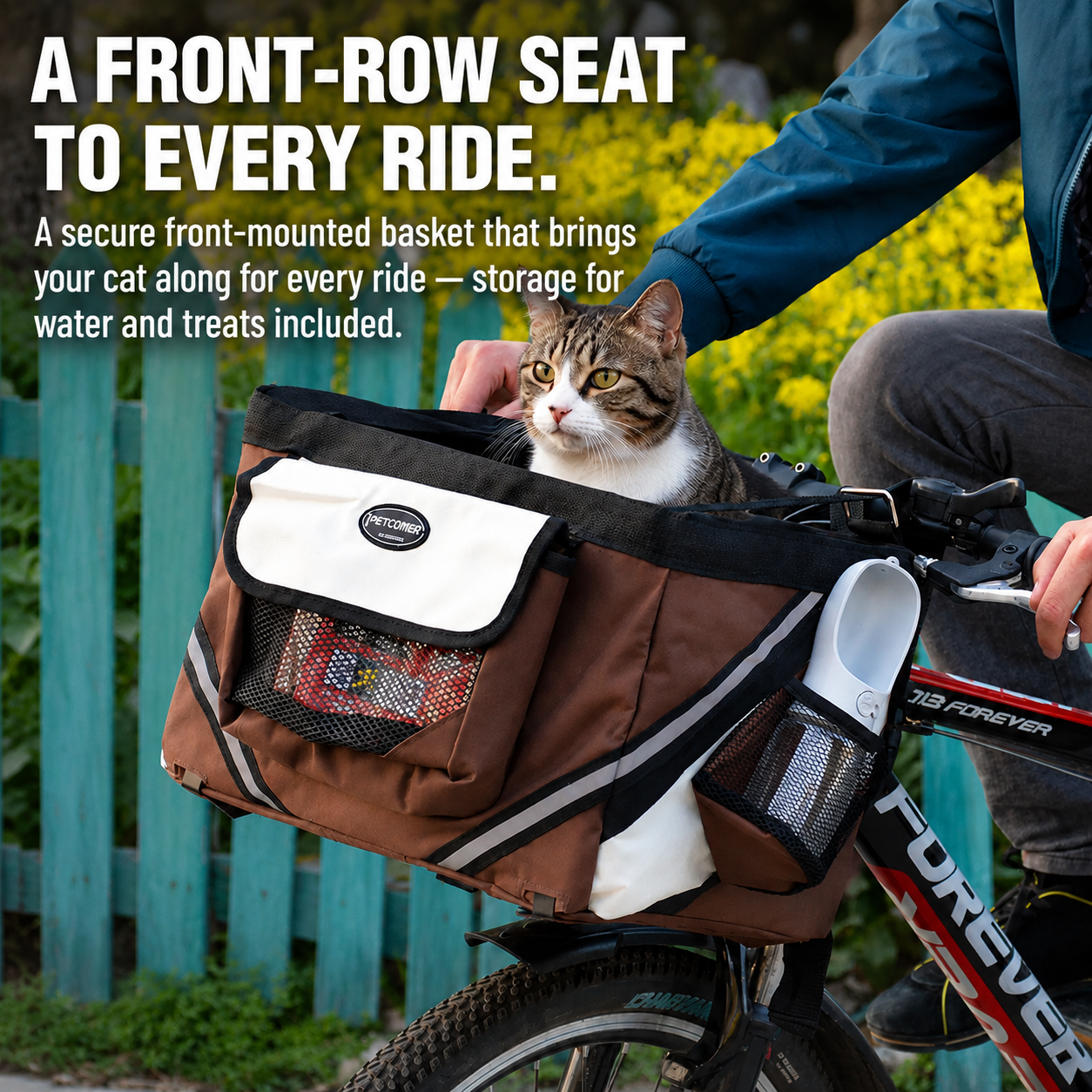 Cat Bicycle Carrier + FREE Gift