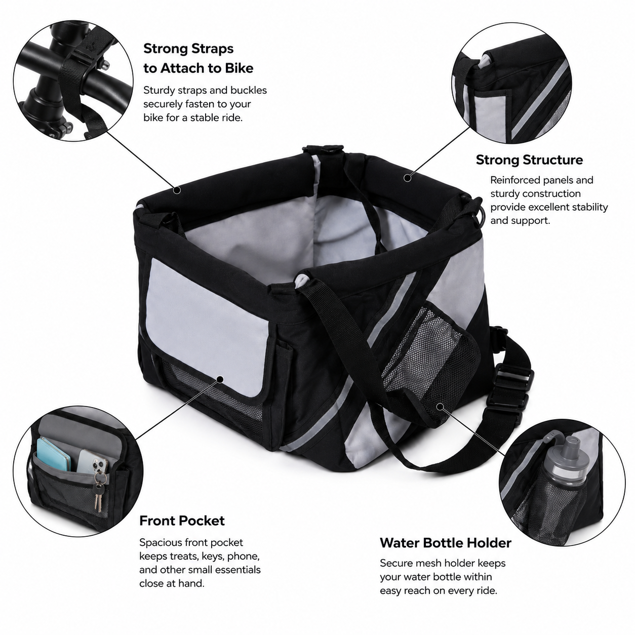 Cat Bicycle Carrier + FREE Gift